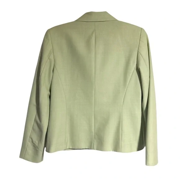 VTG Pendleton Women’s 100% Virgin Wool Green Blazer Jacket ~ Like New ~ Sz 4 - Picture 2 of 9